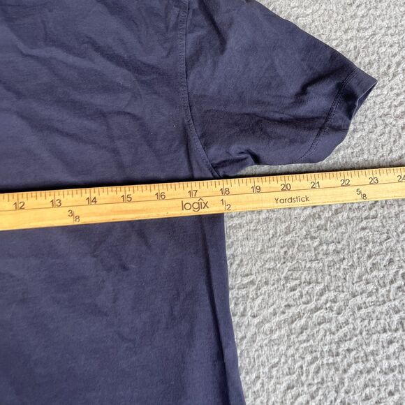 Lot of 2 American Giant T Shirt Men Small Red Blue Crew Casual Tee Made in USA - Picture 11 of 16